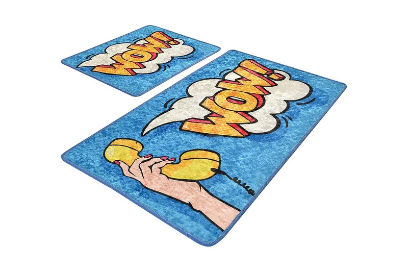 Niyanna Badrumsmatta 2-pack, Flerfärgad