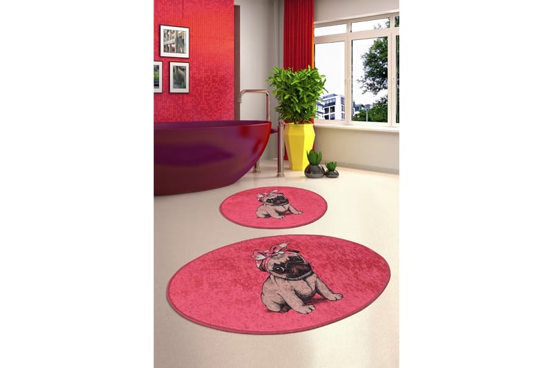 Niyanna Badrumsmatta 2-pack - Flerfärgad - Textilier & mattor - Mattor - Badrumsmattor