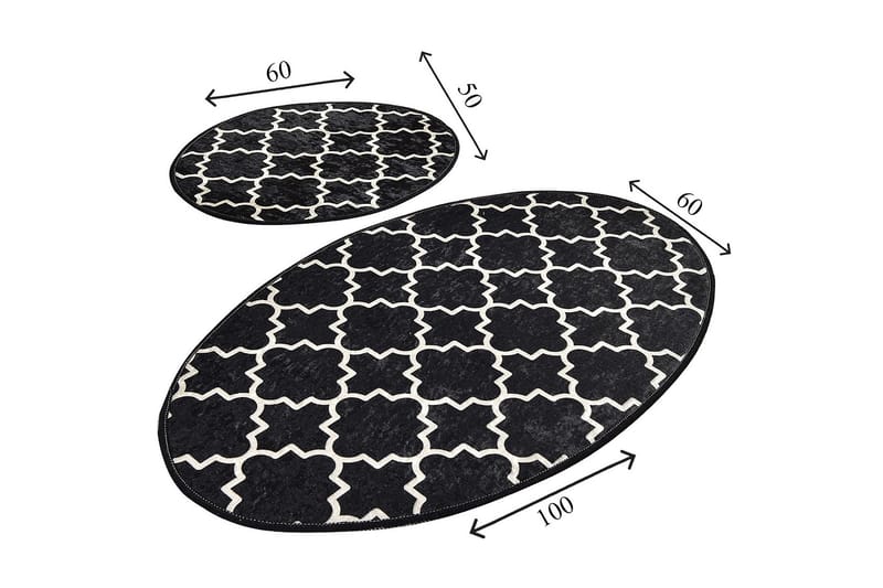 Niyanna Badrumsmatta 2-pack - Flerfärgad - Textilier & mattor - Mattor - Badrumsmattor