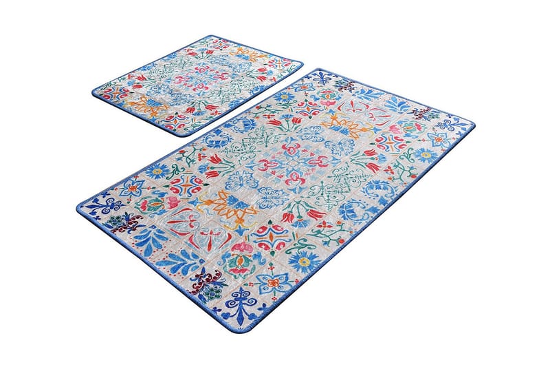 Niyanna Badrumsmatta 2-pack - Flerfärgad - Textilier & mattor - Mattor - Badrumsmattor