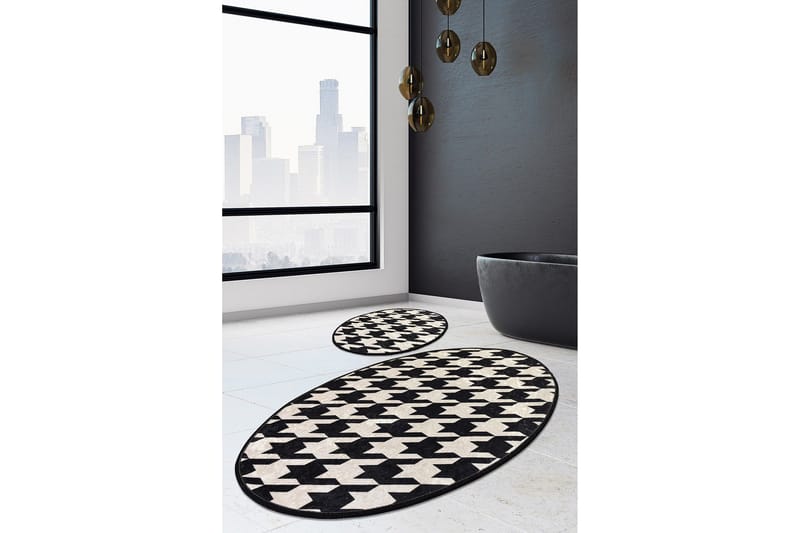 Niyanna Badrumsmatta 2-pack - Flerfärgad - Textilier & mattor - Mattor - Badrumsmattor