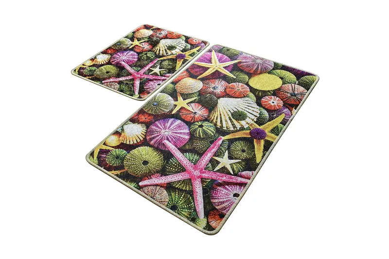 Niyanna Badrumsmatta 2-pack, Flerfärgad