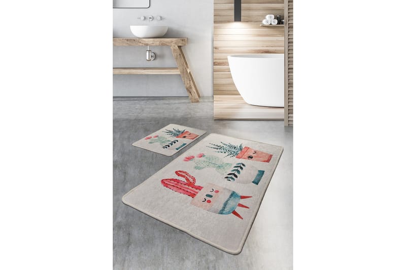 Niyanna Badrumsmatta 2-pack - Flerfärgad - Textilier & mattor - Mattor - Badrumsmattor