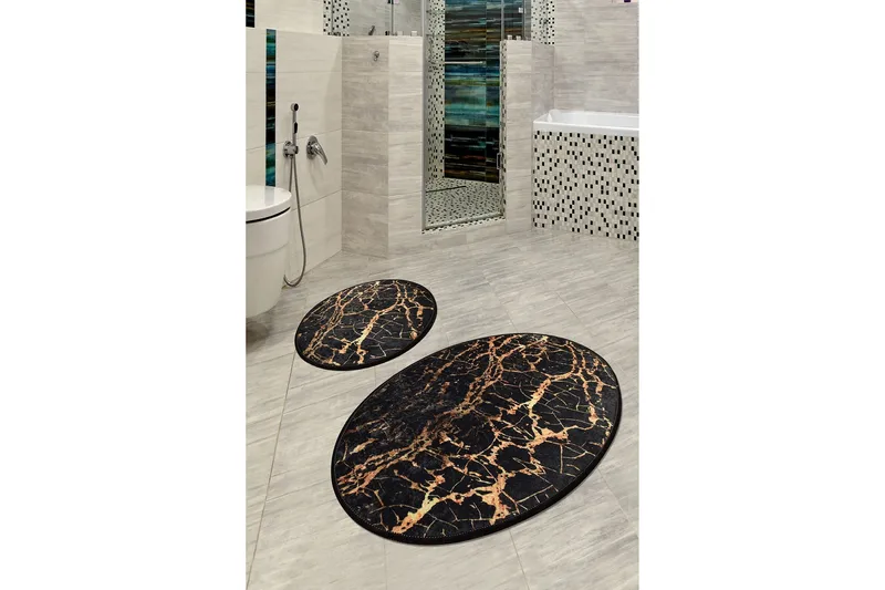 Niyanna Badrumsmatta 2-pack - Flerfärgad - Textilier & mattor - Mattor - Badrumsmattor