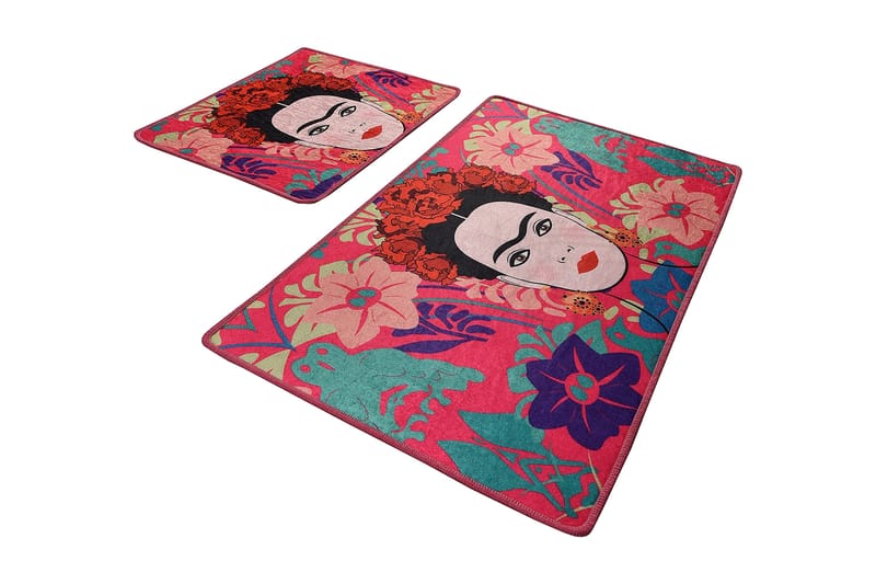 Niyanna Badrumsmatta 2-pack - Flerfärgad - Textilier & mattor - Mattor - Badrumsmattor