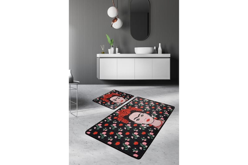 Niyanna Badrumsmatta 2-pack - Flerfärgad - Textilier & mattor - Mattor - Badrumsmattor