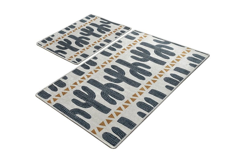 Niyanna Badrumsmatta 2-pack - Flerfärgad - Textilier & mattor - Mattor - Badrumsmattor