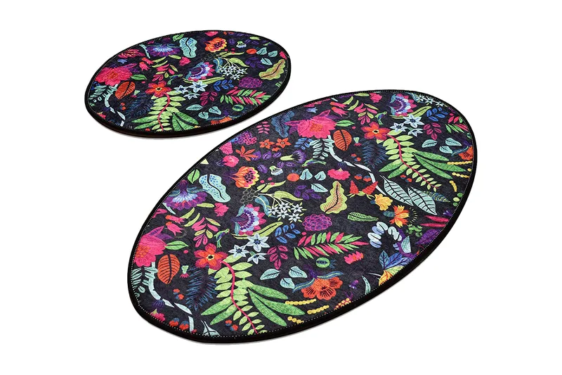 Niyanna Badrumsmatta 2-pack - Flerfärgad - Textilier & mattor - Mattor - Badrumsmattor