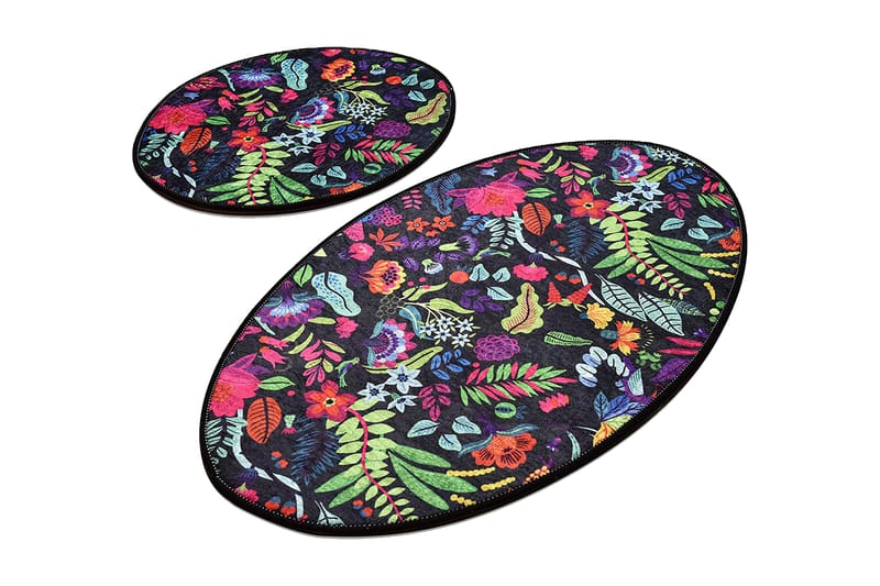 Niyanna Badrumsmatta 2-pack - Flerfärgad - Textilier & mattor - Mattor - Badrumsmattor