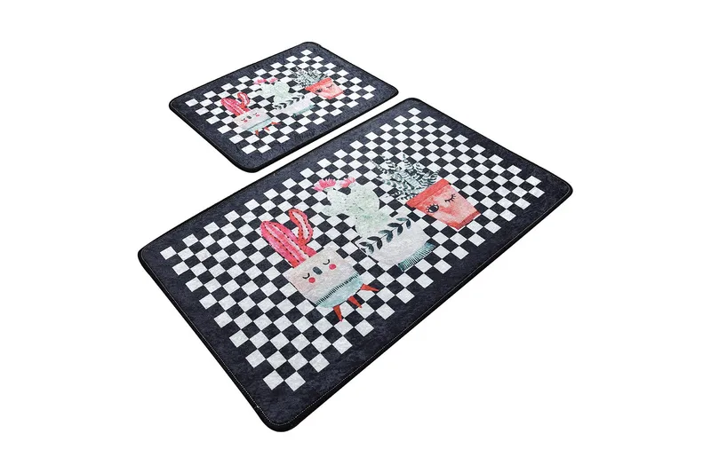 Niyanna Badrumsmatta 2-pack, Flerfärgad