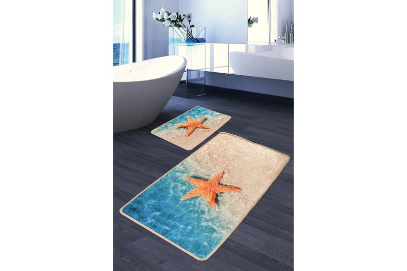 Niyanna Badrumsmatta 2-pack - Flerfärgad - Textilier & mattor - Mattor - Badrumsmattor