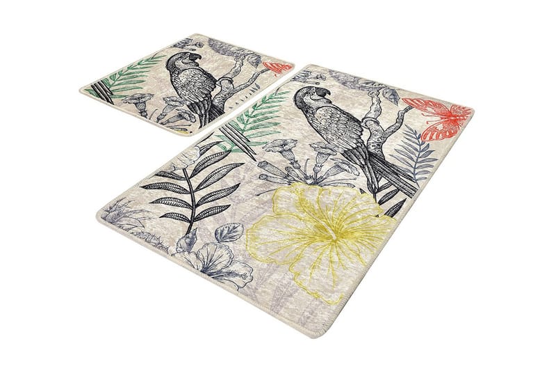 Niyanna Badrumsmatta 2-pack - Flerfärgad - Textilier & mattor - Mattor - Badrumsmattor