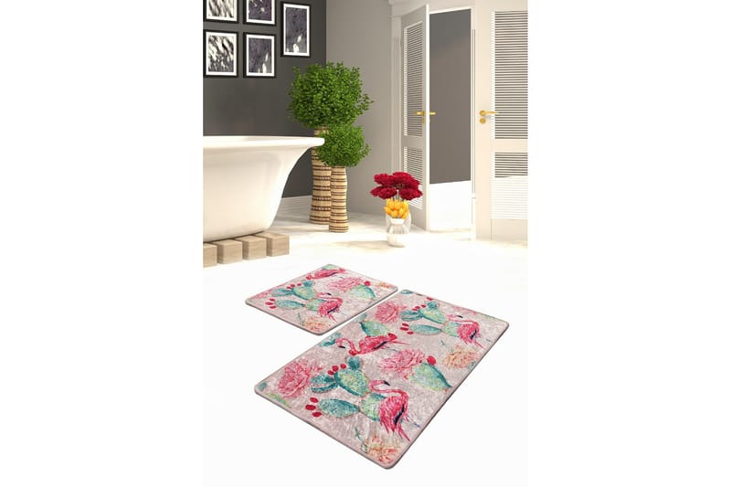 Niyanna Badrumsmatta 2-pack - Flerfärgad - Textilier & mattor - Mattor - Badrumsmattor