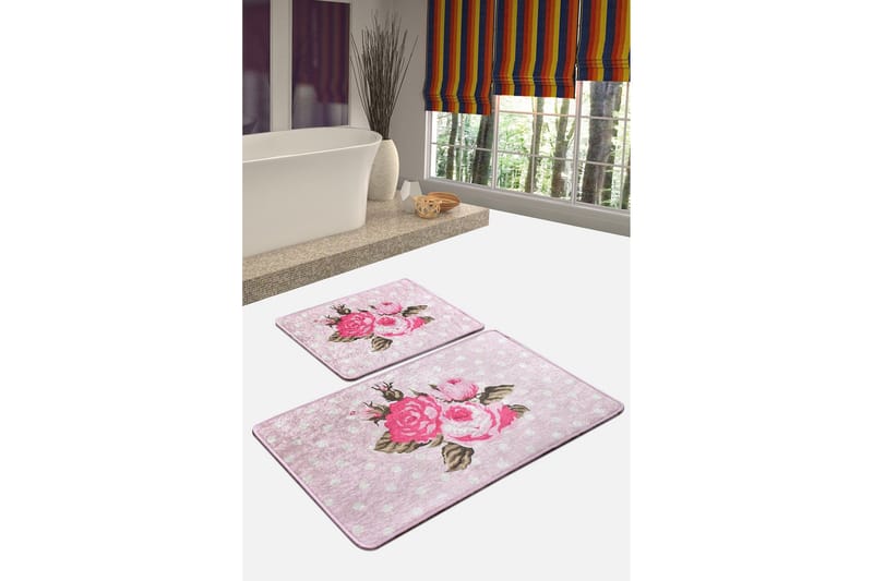 Niyanna Badrumsmatta 2-pack - Flerfärgad - Textilier & mattor - Mattor - Badrumsmattor