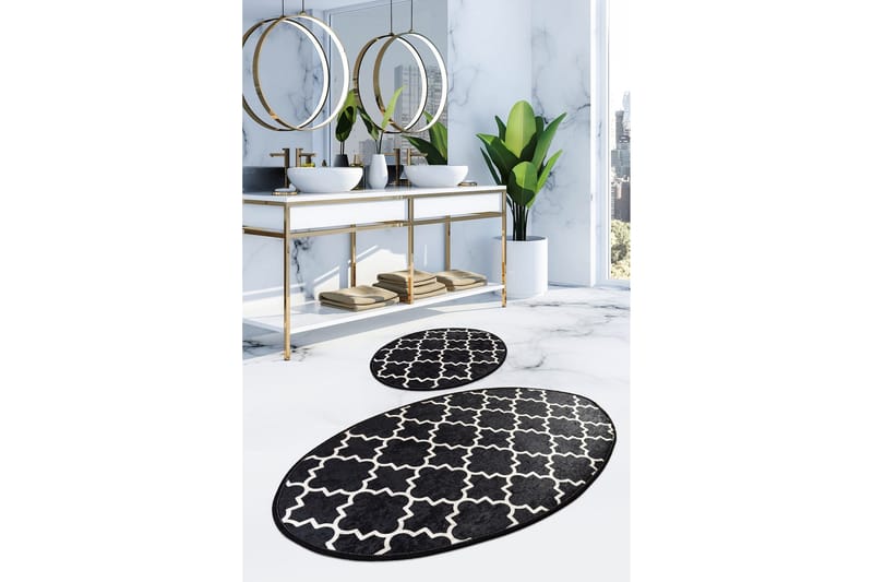 Niyanna Badrumsmatta 2-pack - Flerfärgad - Textilier & mattor - Mattor - Badrumsmattor