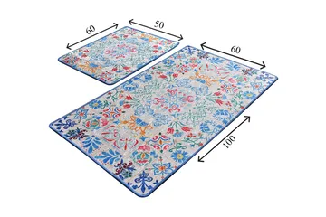 Niyanna Badrumsmatta 2-pack - Flerfärgad - Textilier & mattor - Mattor - Badrumsmattor