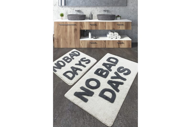 Nurbi Badrumsmatta 60x100 cm Rektangulär Flerfärgad - Textilier & mattor - Mattor - Badrumsmattor