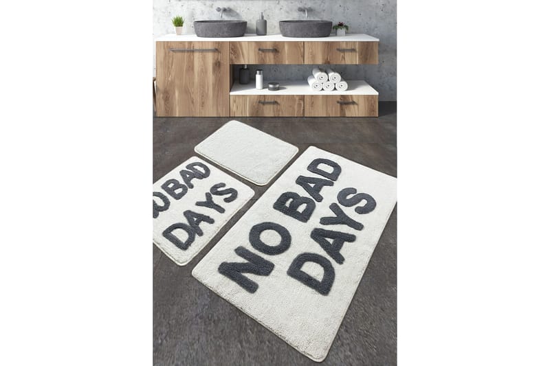 Nurbi Badrumsmatta 60x100 cm Rektangulär Flerfärgad - Textilier & mattor - Mattor - Badrumsmattor