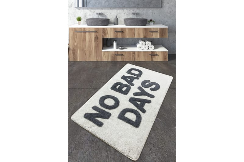 Nurbi Badrumsmatta 70x120 cm Rektangulär Flerfärgad - Textilier & mattor - Mattor - Badrumsmattor