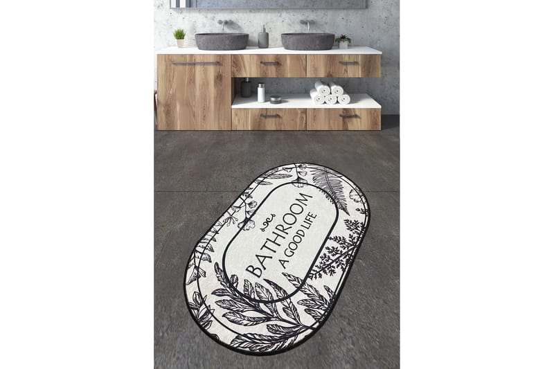 Nutan Badrumsmatta 70x120 cm Rektangulär Flerfärgad - Textilier & mattor - Mattor - Badrumsmattor