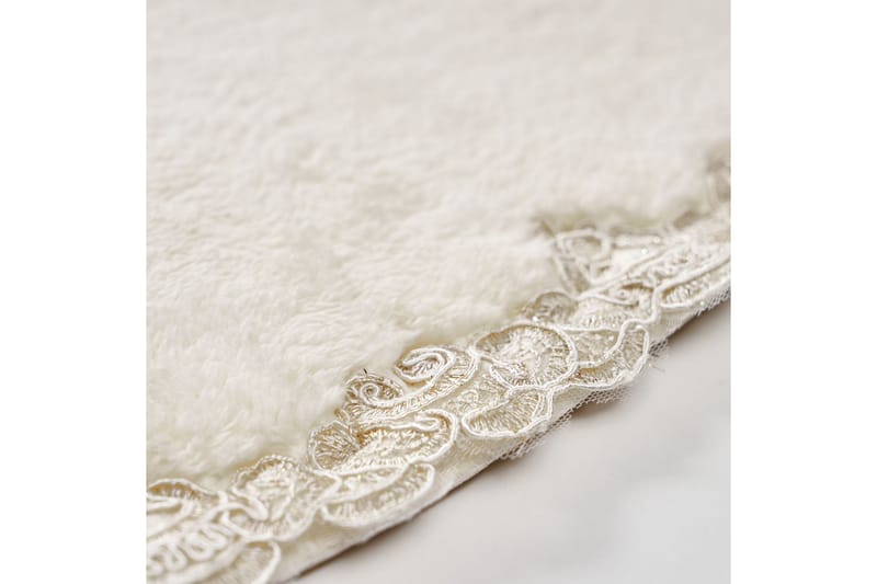 Pakhali Badrumsmatta 65x115 cm Rektangulär Creme - Textilier & mattor - Mattor - Badrumsmattor