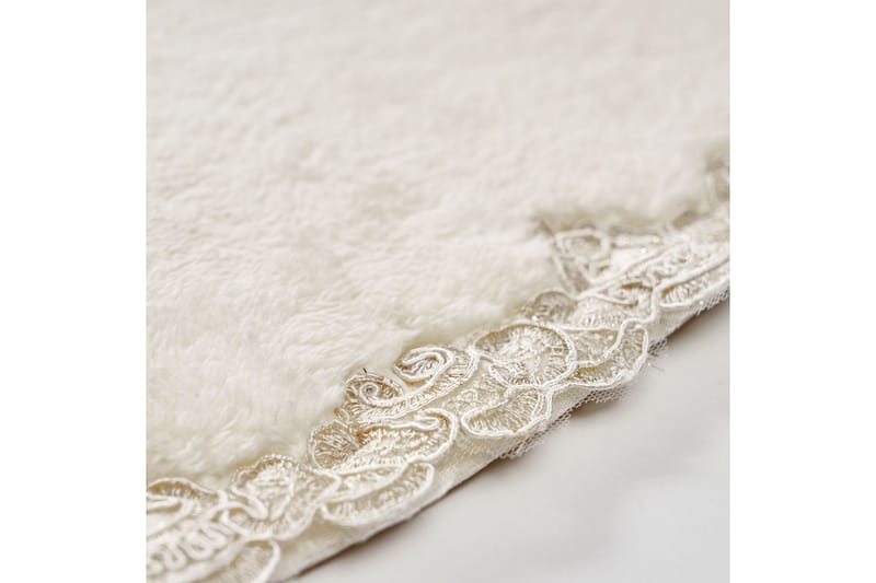 Pakhali Badrumsmatta 65x115 cm Rektangulär - Creme - Textilier & mattor - Mattor - Badrumsmattor