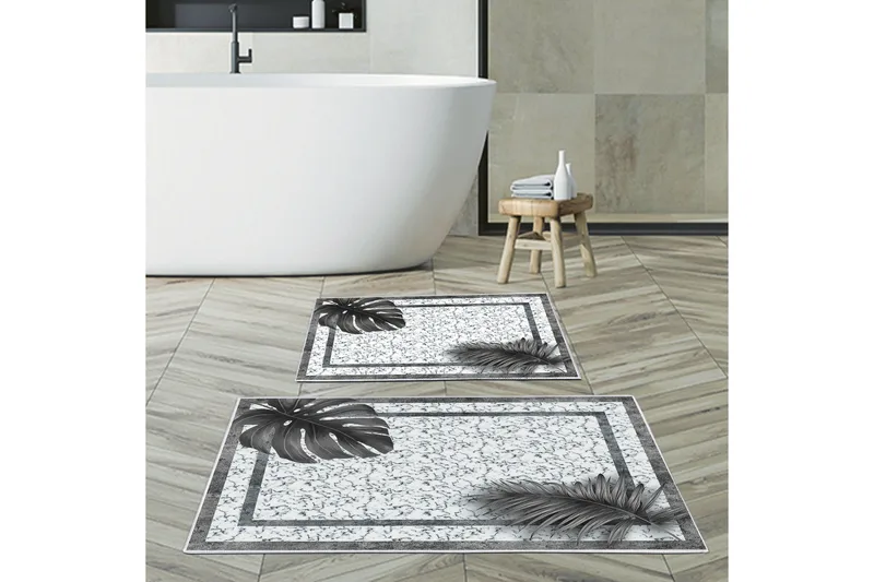 Pampa Badrumsmatta 60x150 cm Rektangulär, Flerfärgad