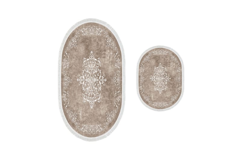 Panchoo Badrumsmatta 60x150 cm Rektangulär Beige - Textilier & mattor - Mattor - Badrumsmattor