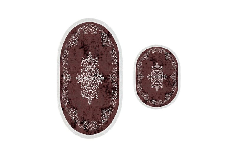 Panchoo Badrumsmatta 60x150 cm Rektangulär - Röd - Textilier & mattor - Mattor - Badrumsmattor