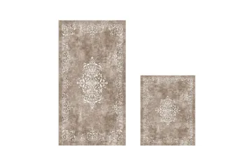 Panchuram Badrumsmatta 60x150 cm Rektangulär - Beige - Textilier & mattor - Mattor - Badrumsmattor