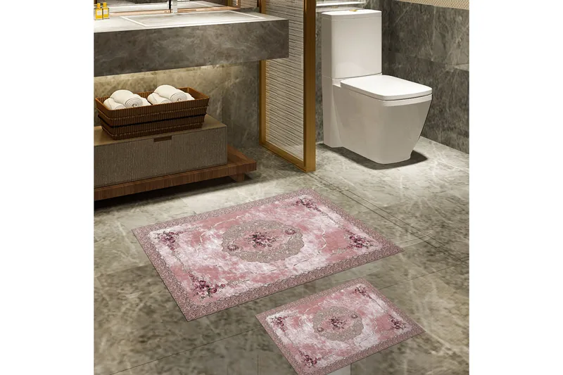 Panchuri Badrumsmatta 60x150 cm Rektangulär, Flerfärgad