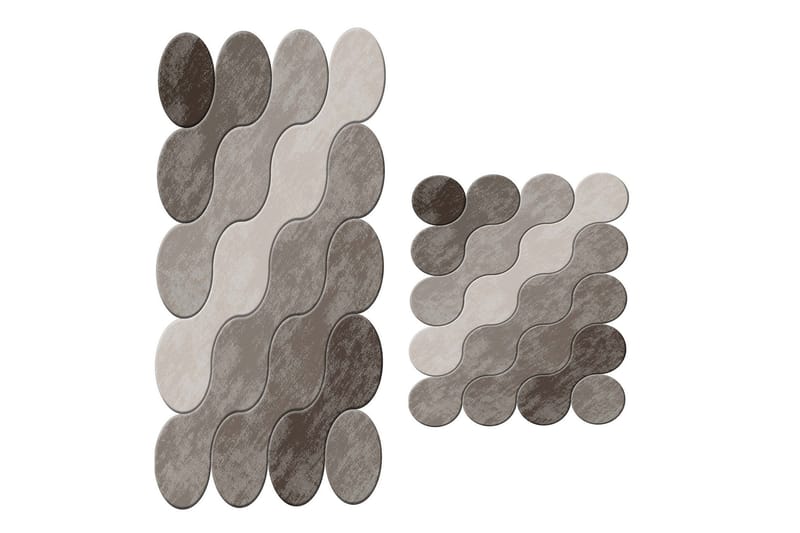 Paramdeep Badrumsmatta 60x100 cm Rektangulär - Brun - Textilier & mattor - Mattor - Badrumsmattor