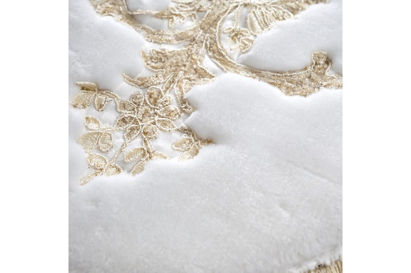 Paramik Badrumsmatta 65x115 cm Rektangulär - Creme - Textilier & mattor - Mattor - Badrumsmattor