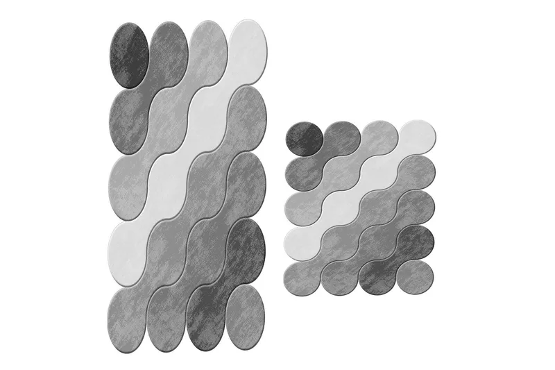 Paramveer Badrumsmatta 60x100 cm Rektangulär - Grå - Textilier & mattor - Mattor - Badrumsmattor