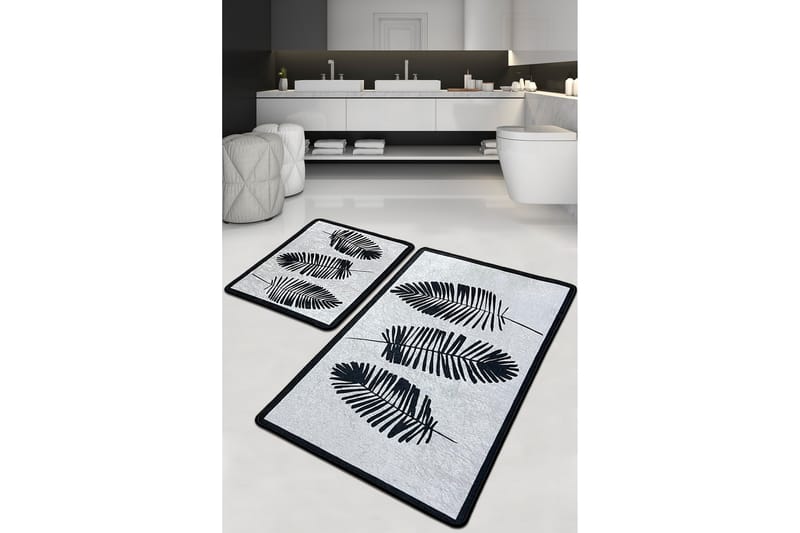 Pardhuman Badrumsmatta 60x100 cm Rektangulär Flerfärgad - Textilier & mattor - Mattor - Badrumsmattor