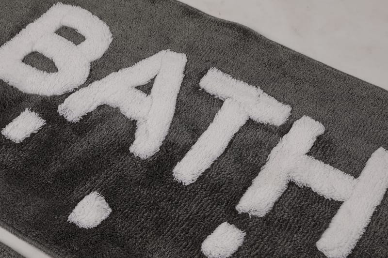 Pargati Badrumsmatta 60x100 cm Rund Grå - Textilier & mattor - Mattor - Badrumsmattor