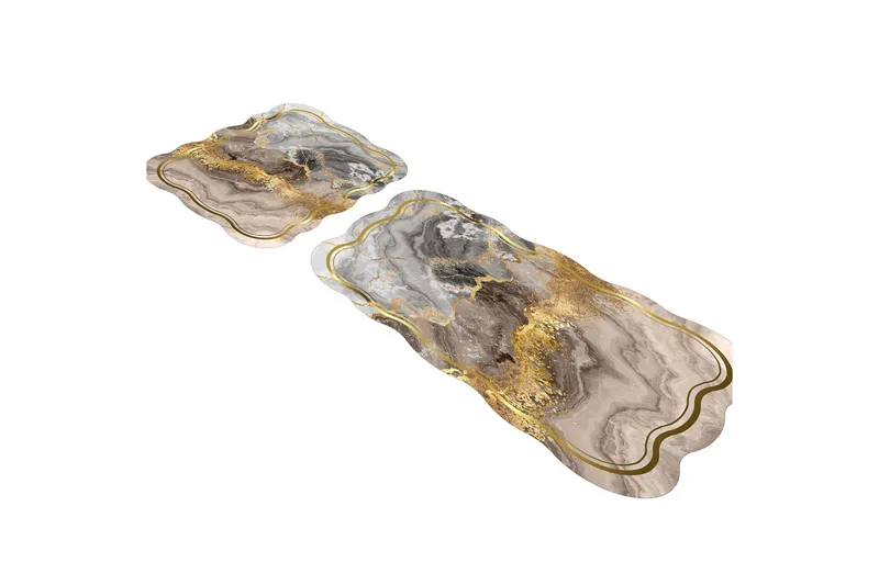 Parminder Badrumsmatta 60x100 cm Rektangulär - Creme - Textilier & mattor - Mattor - Badrumsmattor