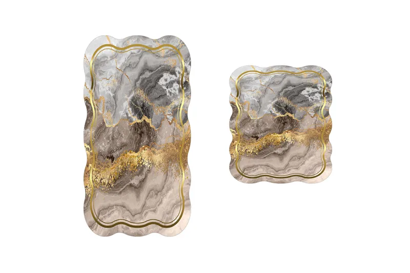 Parminder Badrumsmatta 60x100 cm Rektangulär - Creme - Textilier & mattor - Mattor - Badrumsmattor