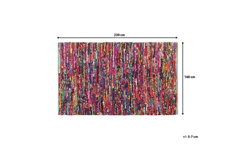 Bafra Matta 160x230 cm - Flerfärgad - Textilier & mattor - Mattor - Flatvävda mattor