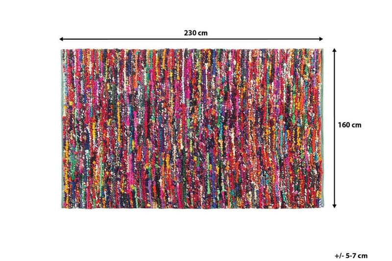 Bafra Matta 160x230 cm - Flerfärgad - Textilier & mattor - Mattor - Flatvävda mattor