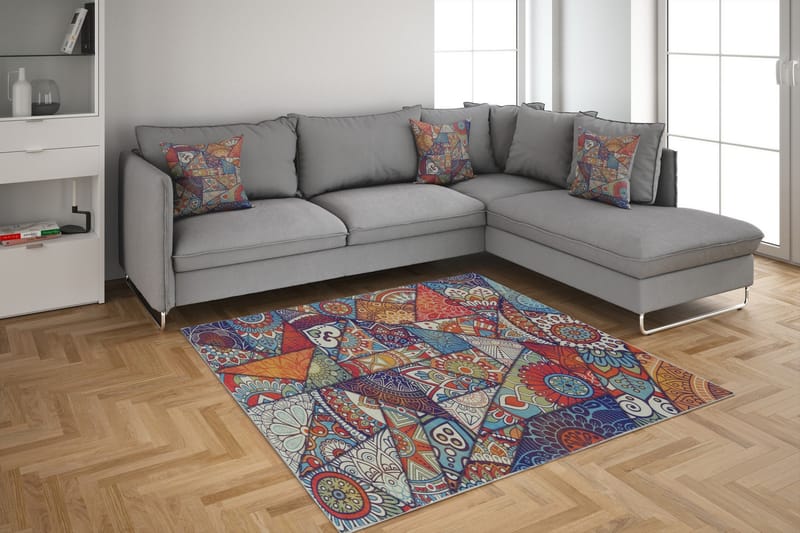 BODHANA Matta 160x230 cm Flerfärgad - Textilier & mattor - Mattor