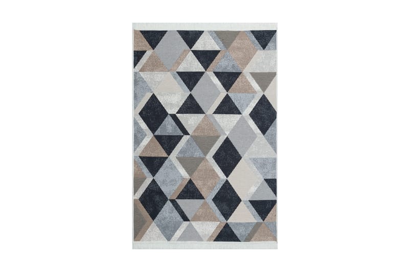 CALEBAN Matta 160x230 cm Beige/Svart/Vit/Bomull - Textilier & mattor - Mattor