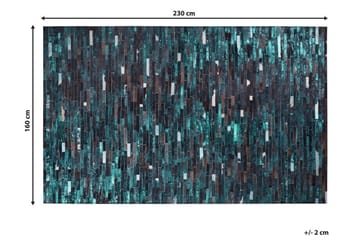 Crish Matta 160x230 cm - Brun - Textilier & mattor - Mattor - Modern matta - Patchwork mattor