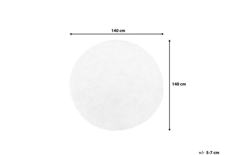 DEMRE Matta Rund 140 cm Vit - Textilier & mattor - Mattor
