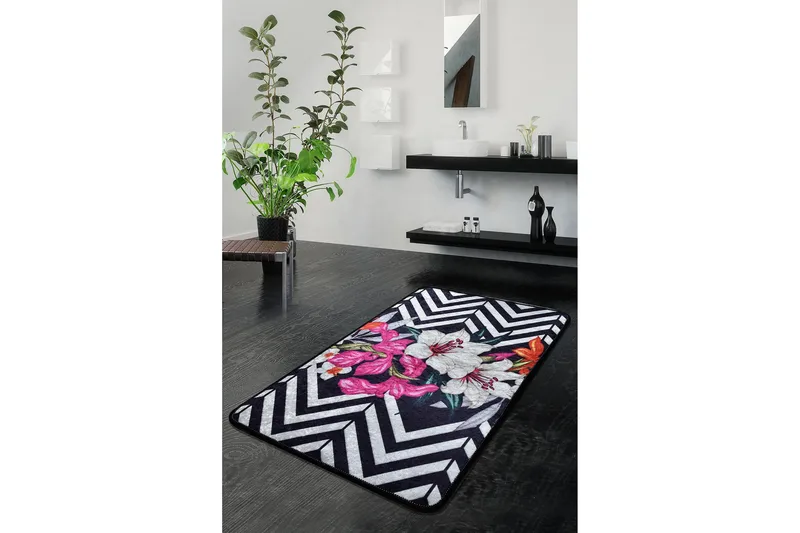 Durriken Matta 60x90 cm - Flerfärgad/Sammet - Textilier & mattor - Mattor