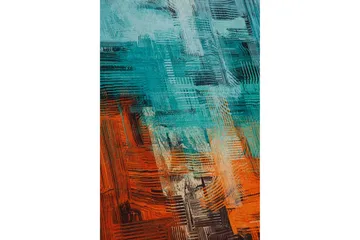 Errege Matta 160x230 cm - Flerfärgad - Textilier & mattor - Mattor - Modern matta - Bomullsmattor