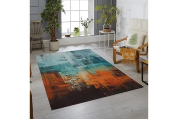 Errege Matta 160x230 cm - Flerfärgad - Textilier & mattor - Mattor - Modern matta - Bomullsmattor
