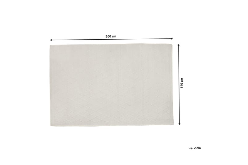 Erzin Matta 140x200 cm - Vit - Textilier & mattor - Mattor - Små mattor