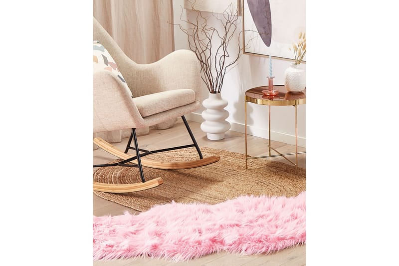 Mamungari Fårskinn 60x180 cm Rosa - Textilier & mattor - Mattor - Fällar & skinnmattor
