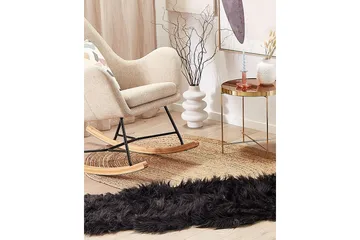 Mamungari Fårskinn 60x180 cm - Svart - Textilier & mattor - Mattor - Fällar & skinnmattor